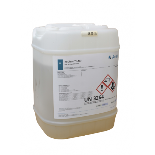 P/N L403-45 RoClean Low pH RO Membrane Cleaner 45 Lb Pail